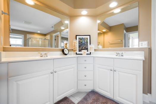 refinishing bathroom cabinet ideas